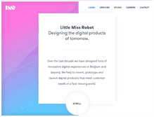 Tablet Screenshot of littlemissrobot.com